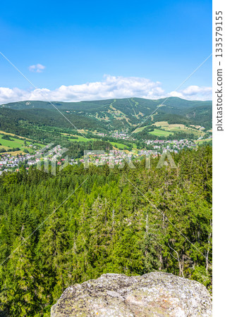 Rokytnice nad Jizerou valley in Giant Mountains, Krkonose National Park, Czech Republic Rokytnice nad Jizerou valley in Giant Mountains, Krkonose National Park, Czech Republic 133579155