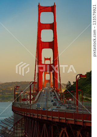 Golden Gate Bridge and sunset in San Francisco, USA Golden Gate Bridge and sunset in San Francisco, USA 133579921