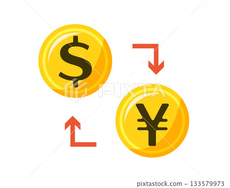 貨幣圖示、紙幣、匯率 貨幣圖示、紙幣、匯率 133579973