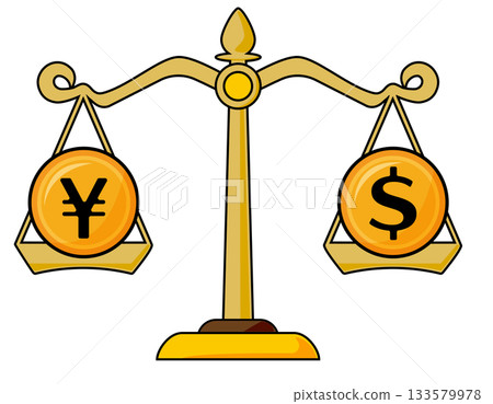 貨幣圖示、紙幣、匯率 133579978
