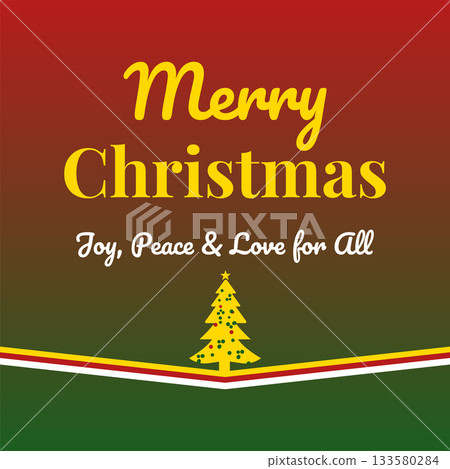 Merry Christmas Joy Peace Celebration Greeting Merry Christmas Joy Peace Celebration Greeting 133580284
