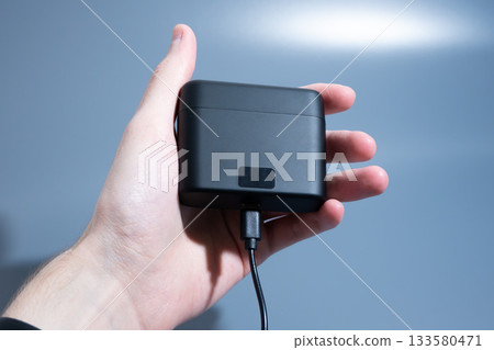 Charging Earbuds Case with USB-C Cable 133580471