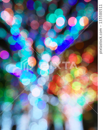 Colorful ball blur 133580511