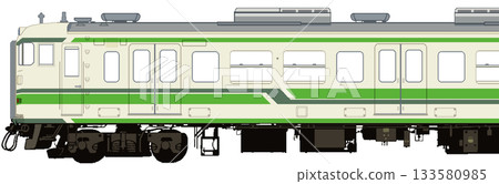 新潟地區115系列車的像素畫(新潟次色:早期車型,分散式空調車廂) 新潟地區115系列車的像素畫(新潟次色:早期車型,分散式空調車廂) 133580985
