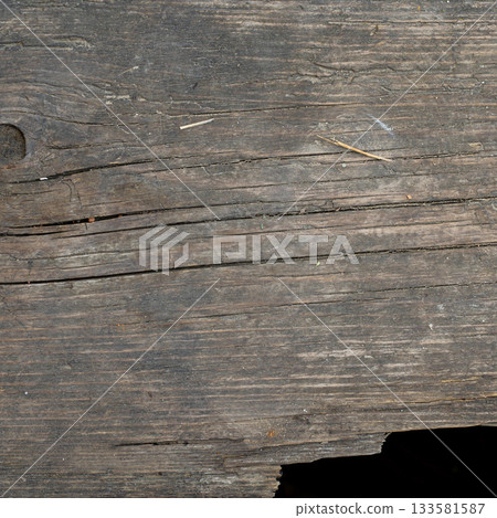 ligneous background, dark brown table surface. rustic wood texture. 133581587