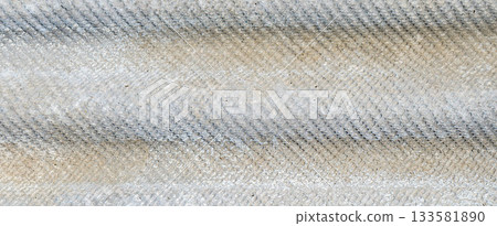 old brick wall, red and white colour, broken bricks, peeling plaster, vintage texture, background for banner, copy space 133581890