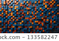 background of cubes 133582247