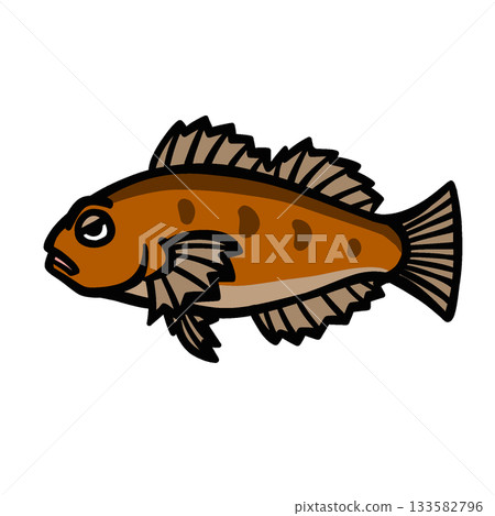 一個可愛的綠林的插圖 133582796