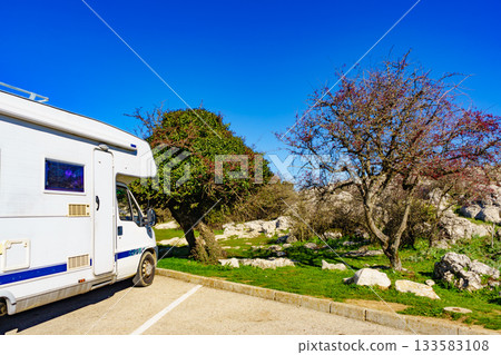 Caravan in Torcal de Antequera, Spain Caravan in Torcal de Antequera, Spain 133583108