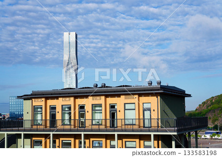 The tallest building in Scandinavia Karlatornet skycraper in Lindholmen, Gothenburg, Sweden, sunny day The tallest building in Scandinavia Karlatornet skycraper in Lindholmen, Gothenburg, Sweden, sunny day 133583198
