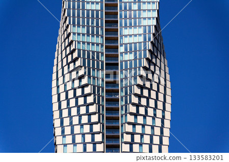 The tallest building in Scandinavia Karlatornet skycraper in Lindholmen, Gothenburg, Sweden, sunny day 133583201