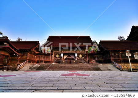 Scenery of the main hall of Izumo Taisha Shrine 133584669