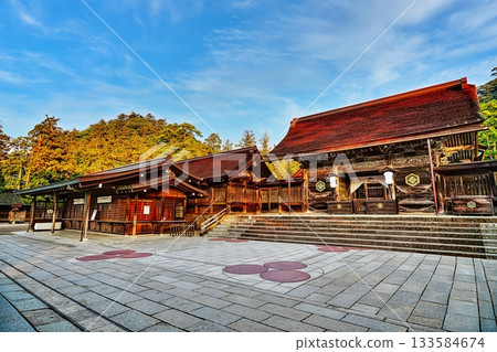 Scenery of the main hall of Izumo Taisha Shrine 133584674