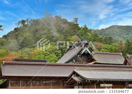 Scenery of the main hall of Izumo Taisha Shrine 133584677