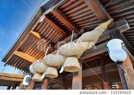 Shimenawa in the Izumo Taisha Shrine 133584828