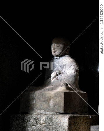 Buddhist statue in the grounds of Juzenji Temple in Nada Ward, Kobe City Buddhist statue in the grounds of Juzenji Temple in Nada Ward, Kobe City 133585060