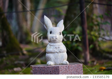 The cute White Rabbit of Inaba (Izumo Taisha Shrine, Shimane Prefecture) The cute White Rabbit of Inaba (Izumo Taisha Shrine, Shimane Prefecture) 133585170