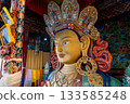 Maitreya Buddha Statue at Thiksey Monastery 133585248