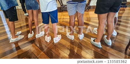 Interior of the Lion Palace, Palacio dos Leoes in Sao Luis, Maranhao, northeastern Brazil 133585362