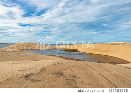 Dunas do Mouro at Ilha do Caju, Ilha das Canarias, Brazil. Delta do Parnaiba and Delta das Americas Dunas do Mouro at Ilha do Caju, Ilha das Canarias, Brazil. Delta do Parnaiba and Delta das Americas 133585378