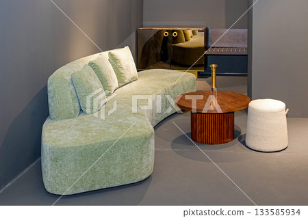 Modern room corner interior Modern room corner interior 133585934