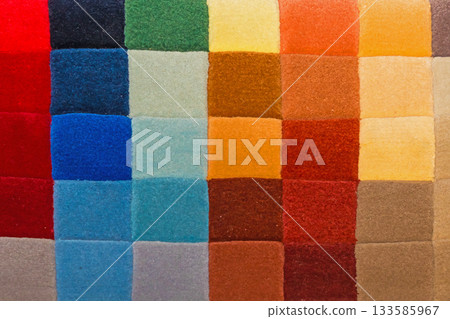 Colorful carpet pattern background 133585967