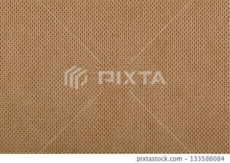 Orange fabric cotton texture. Textile background fabric 133586084