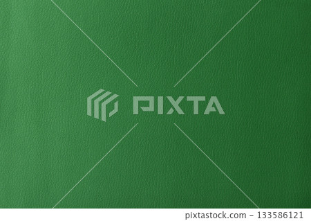 Texture of genuine leather, artificial leatherette green background Texture of genuine leather, artificial leatherette green background 133586121
