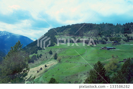 Landscape mountains in Andorra Landscape mountains in Andorra 133586282