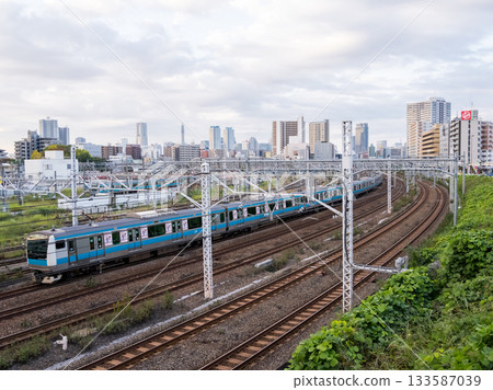 【京濱東北線】清晨開往東京方向的列車 133587039