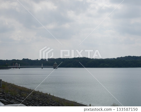 Beautiful view of Lake Sayama 133587150