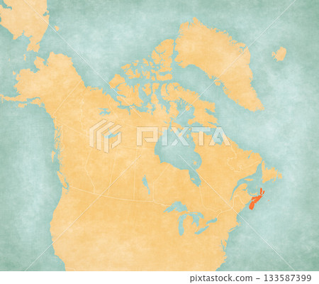 Map of Canada - Nova Scotia 133587399