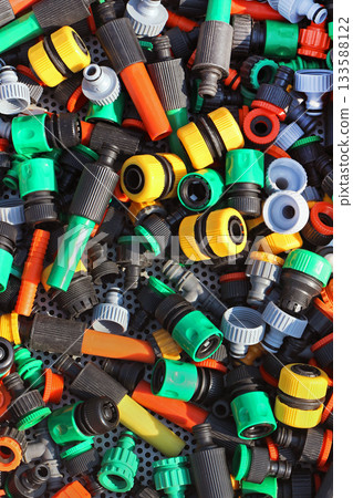 Plastic pipe fittings 133588122