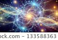 Fantasy magic light 133588363