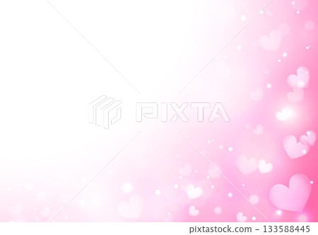 心閃閃發光的背景 心閃閃發光的背景 133588445