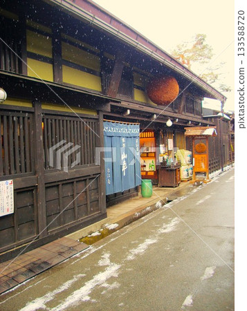 Winter scenery of Hida Takayama, Gifu Prefecture 5 133588720