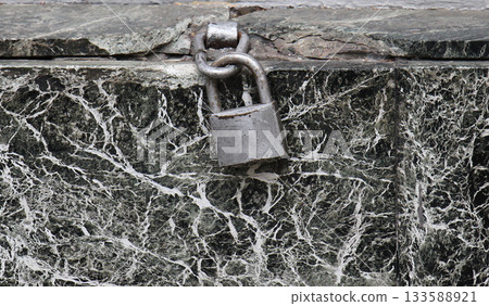 Marble padlock Marble padlock 133588921