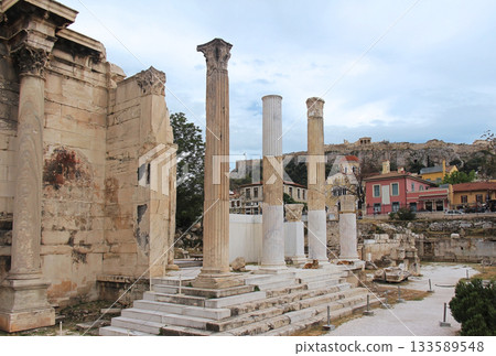 Greek columns 133589548