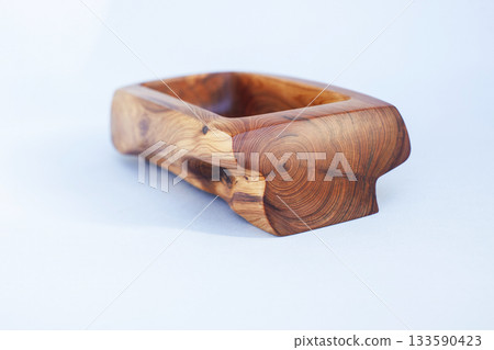 wooden kitchen collection stacked view closeup wooden kitchen collection stacked view closeup 133590423