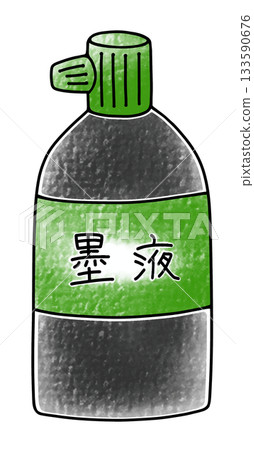 簡約輕鬆的墨水，模擬風格 133590676