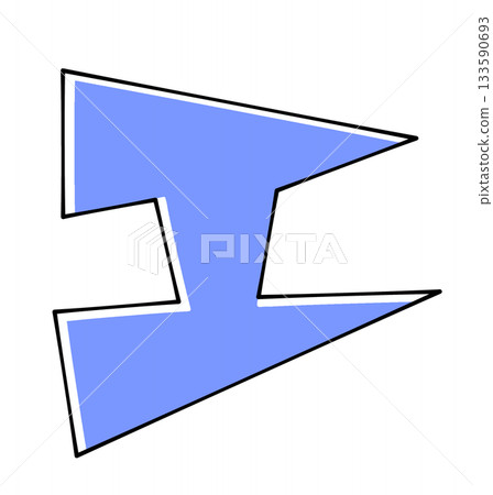 三角形底座設計“E”純色 133590693