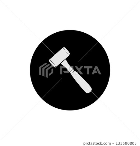 icon vectors illustration hammer, simple design 133590803