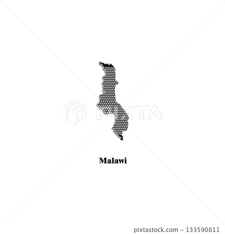 malawi map icon vectors illustration. malawi map icon vectors illustration. 133590811