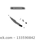 Vectors illustration of New Caledonia map. 133590842