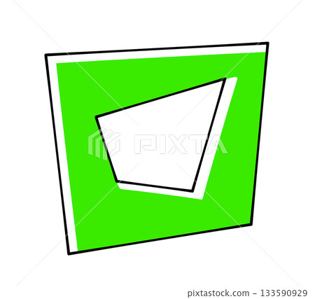 Triangular base design "RO" solid color 133590929