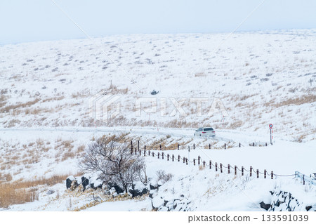 長野縣，隆冬時節的霧峰 133591039