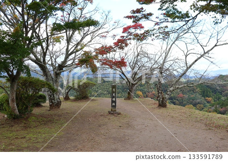 岡城、二之丸、月見櫓遺址的秋天（大分縣竹田市） 133591789