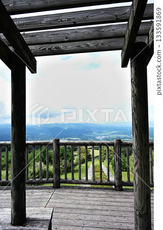 Japan's No. 1 observation deck made of sleeper stairs Japan's No. 1 observation deck made of sleeper stairs 133591869