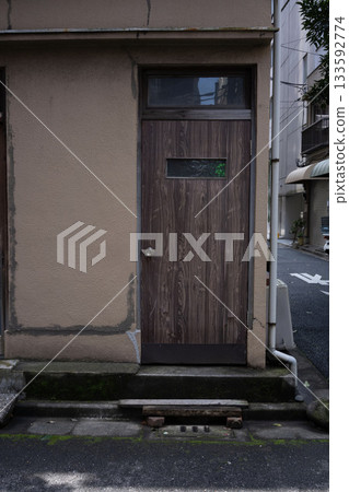 Doors, sliding doors, back doors, and entrances from the Showa era 133592774