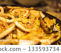 Close-up of fragrant seafood paella 133593734